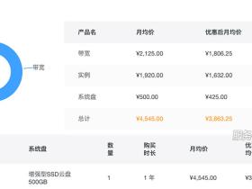 游戏服务器租用价格表