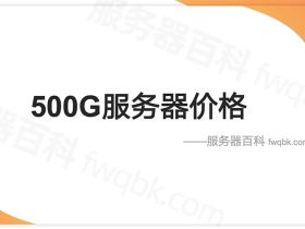 租500G服务器一个月多少钱？