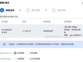 腾讯云服务器立即销毁和释放有什么区别？定时销毁和2小时后释放详解